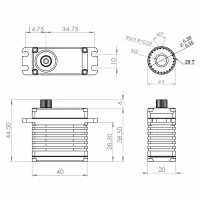 MKS HBL850 HV Digital Servo brushless X8 Serie