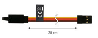 Servoverlängerungskabel  20cm (System JR) 3x0,32mm2...