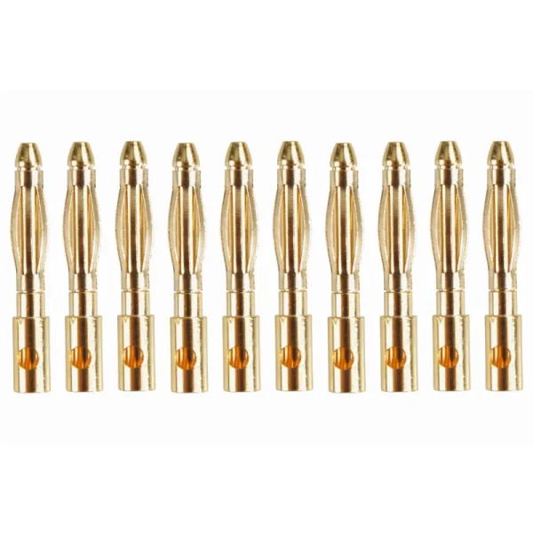 YUKI MODEL Goldkontakt Ø2,0mm 10 Stecker