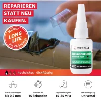 YUKI MODEL Sekundenkleber dickflüssig 20g lange Haltbarkeit