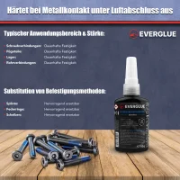 EVERGLUE Schraubensicherung anaerob mittelfest 50g