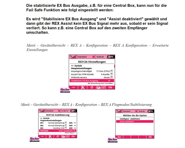 DUPLEX 2.4EX Empfanger REX 6 Assist