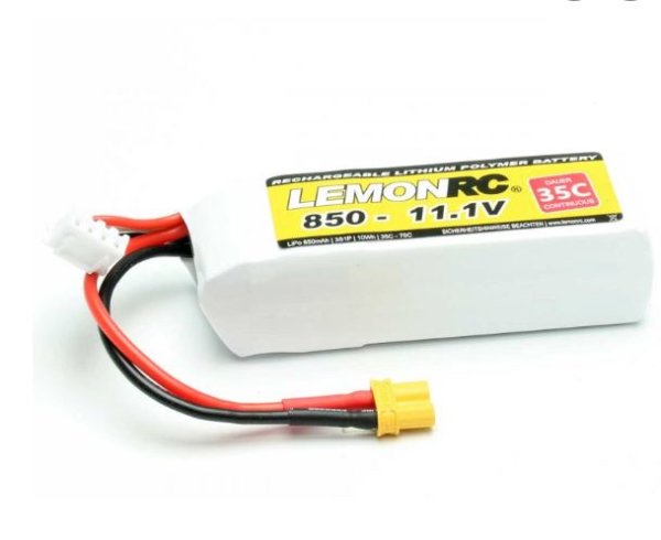 LiPo Akku LEMONRC 850 - 11.1V (35C)