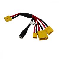 rc-dome Mehrfachladekabel XT60 Buchse zu XT30, XT60 &...