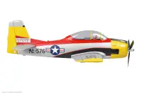 Arrows RC - T-28 Trojan - 1100mm - PNP - w/ Electric Retracts