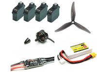 RC Factory Ares Jet Indoor (grün) / 870 mm Combo mit...