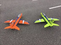 Pilot RC - Matrix Jet Foam EDF 90mm PNP - 8S Version - ORANGE + Vector-Heckteil