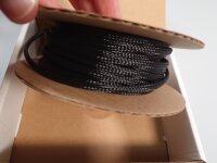 techstar+ Geflechtschlauch Schwarz, 3 - 6 mm, 15m Rolle