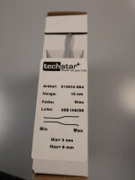 techstar+ Geflechtschlauch Grau, 3 - 8 mm, 15m