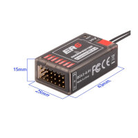RadioMaster ER6 2.4GHz ELRS PWM Empfänger
