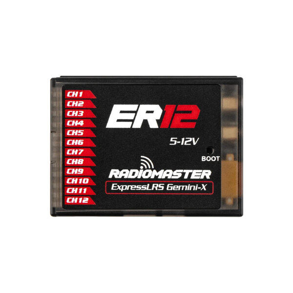 RadioMaster ER12 12-Kanal PWM Empfänger, Dual-Band Gemini & Gemini-X, EU-LBT
